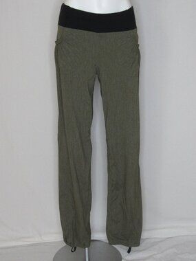 Prana Green SUMMIT Heather Green Tall Inseam Pants 34" Women's L Large